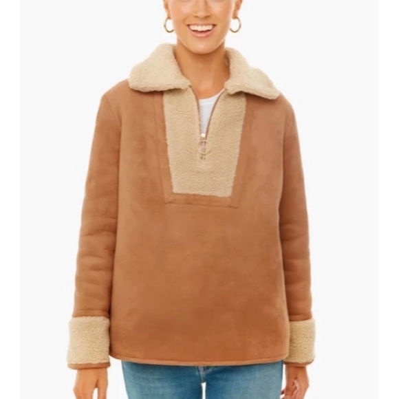 NWT Tuckernuck Stella Shearling Sherpa Lined Jacket Sz XXL - Picture 1 of 15